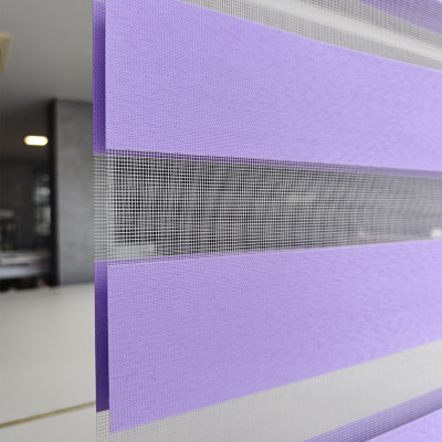 Διπλό ρόλερ Zebra Μωβ ανοικτό ΖΑ10