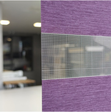 Διπλό ρόλερ Zebra  Μωβ  ΖΑ12