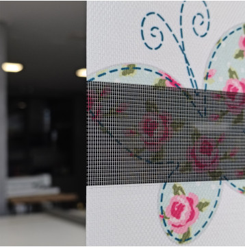 Διπλό ρόλερ Zebra Πολύχρωμες Πεταλούδες