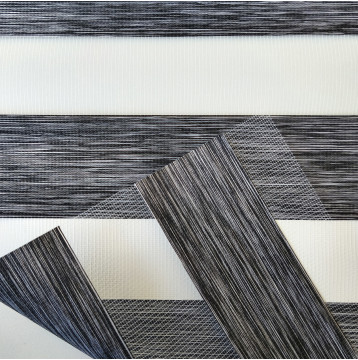 Διπλό ρόλερ Zebra 87-V9 Γκρί-Μαύρο