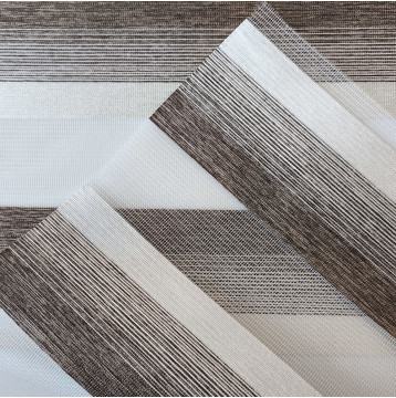 Διπλό ρόλερ Zebra 71-V3 Μπεζ-Καφέ Ρίγα