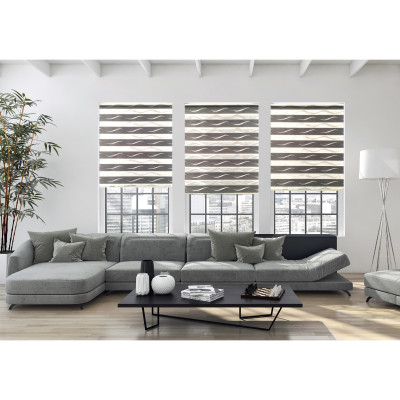 Διπλό ρόλερ 3D Zebra Surf  Γκρι/ασημί Anartisi