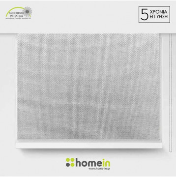 Ρόλερ Ολικής Σκίασης/Blackout 32 χιλ. βαρέως τύπου μηχανισμό με Ύφασμα Καραβόπανο 80 Γκρι Ανοικτό