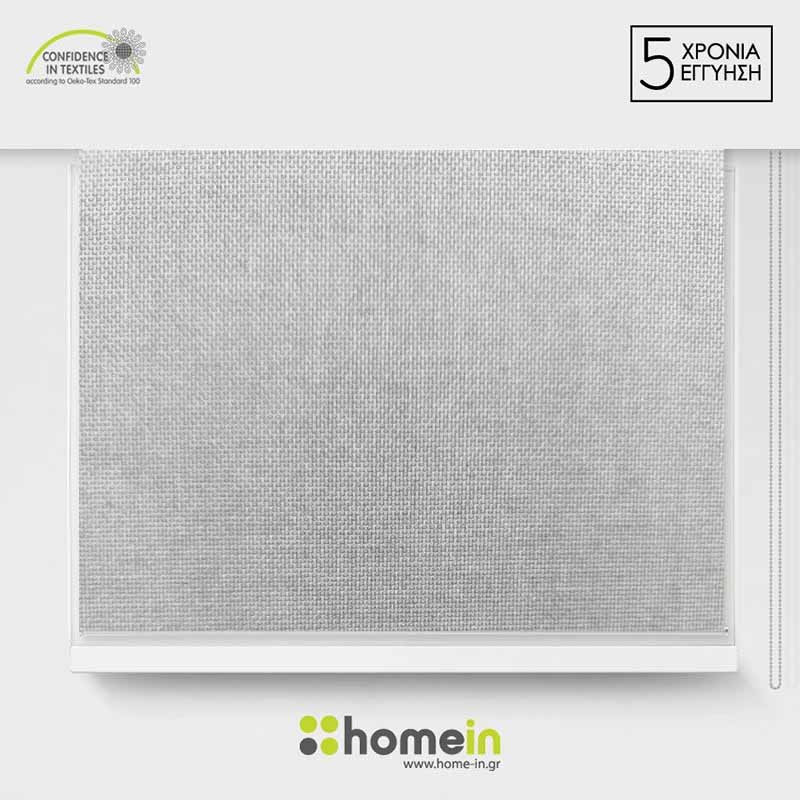 Ρόλερ Ολικής Σκίασης/Blackout 32 χιλ. βαρέως τύπου μηχανισμό με Ύφασμα Καραβόπανο 80 Γκρι Ανοικτό