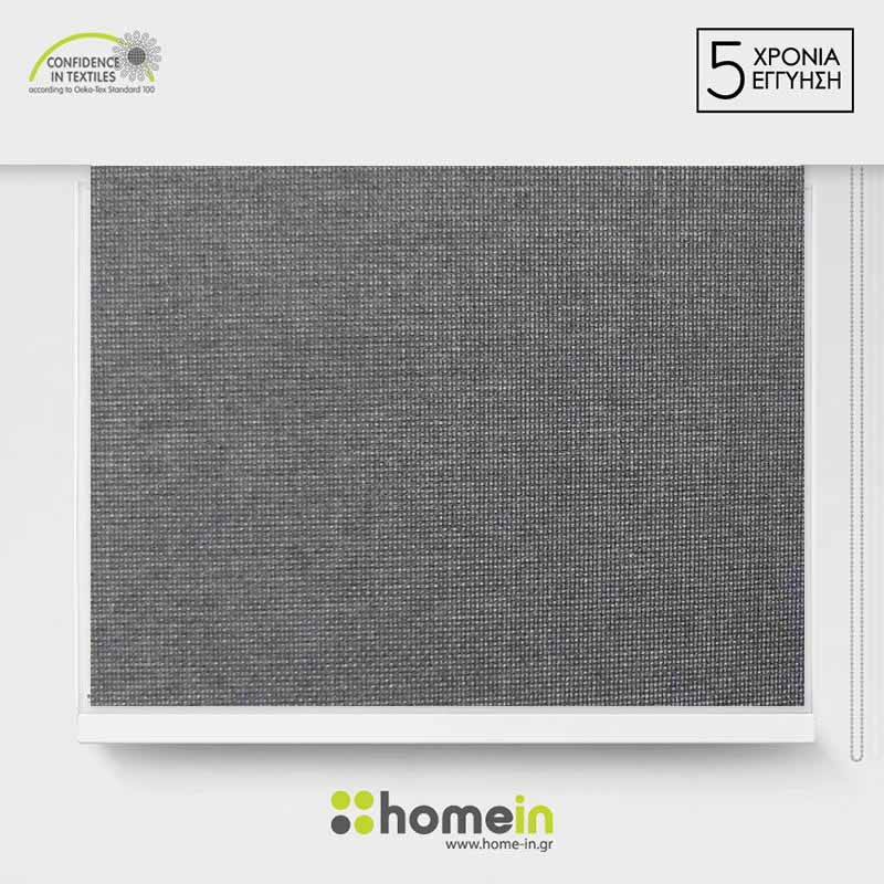 Ρόλερ Ολικής Σκίασης/Blackout 32 χιλ. βαρέως τύπου μηχανισμό με Ύφασμα  Καραβόπανο 85 Γκρι Σκούρο