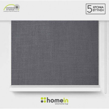 Ρόλερ Ολικής Σκίασης/Blackout 32 χιλ. βαρέως τύπου μηχανισμό 23 Λινό Γκρί Ανθρακί