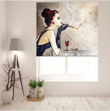 Ρόλερ - Ρολοκουρτίνα Σχέδιο Vintage - Μουσική 61