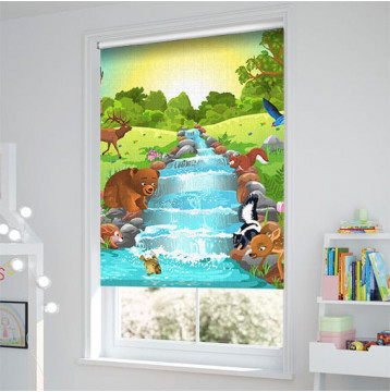 Ρόλερ - Ρολοκουρτίνα Σχέδιο Παιδικό - Εφηβικό192 Ζωάκια στο δάσος