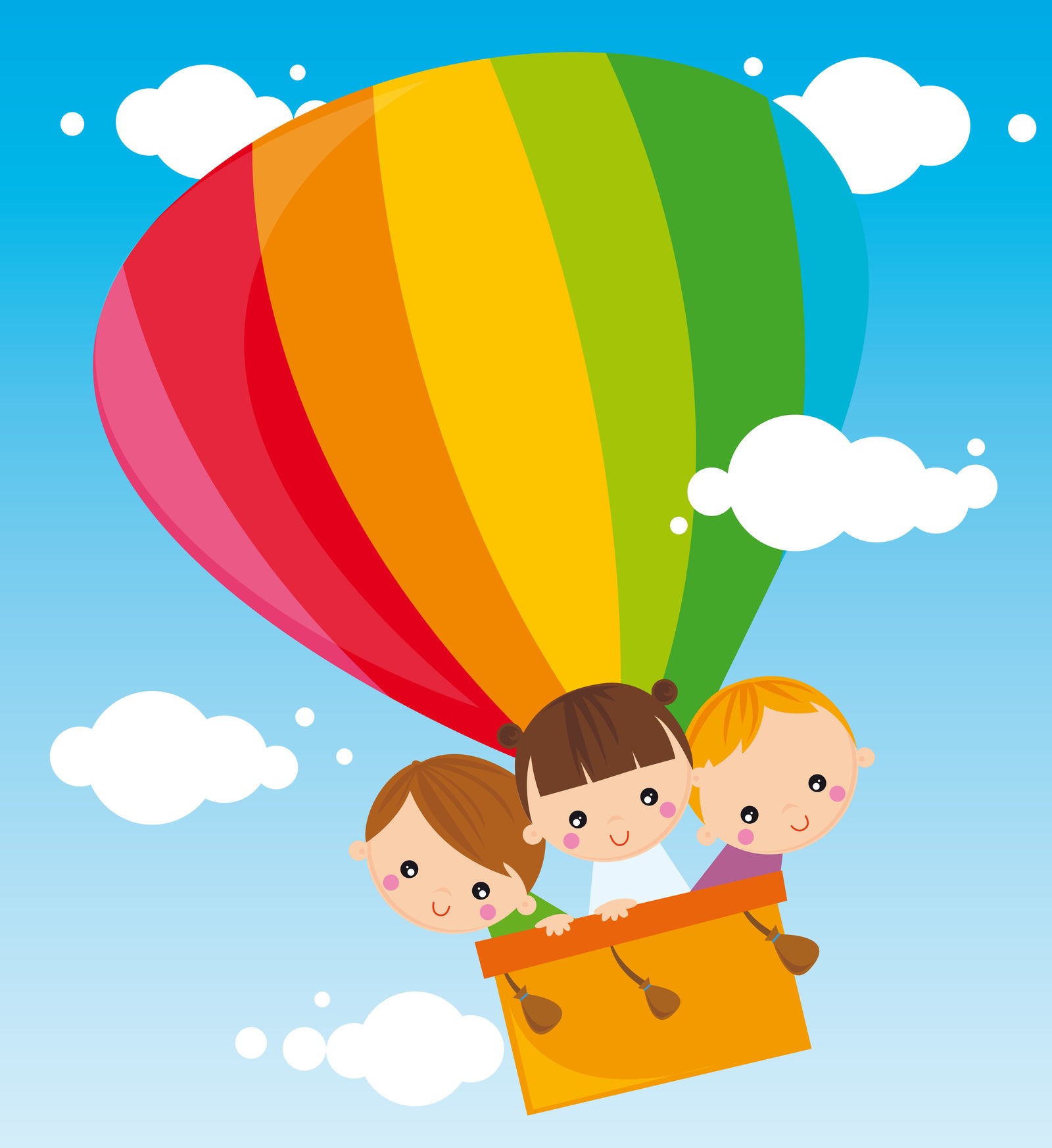 Ρόλερ Μερικής Συσκότισης XN0026 Παιδιά σε Αερόστατο