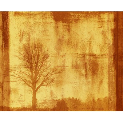 Ρόλερ Μερικής Συσκότισης AB0022 Σχέδιο Abstract-Δέντρο το χειμώνα