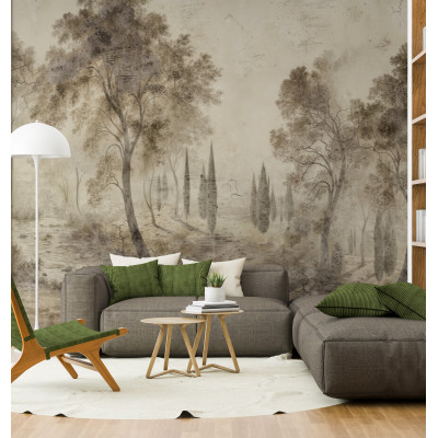 Ταπετσαρία Φύση - Λουλούδια  Μονοπάτι στο  Δάσος 