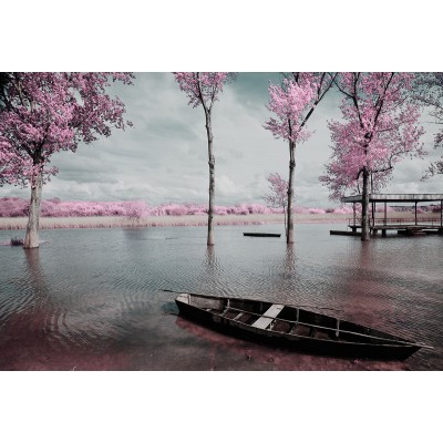 Ταπετσαρία Φύση - Λουλούδια - Floral 167 Ρομαντική λίμνη