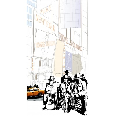 Ταπετσαρία τοίχου Vintage - Μουσική 113 Jazz στη Νέα Υόρκη